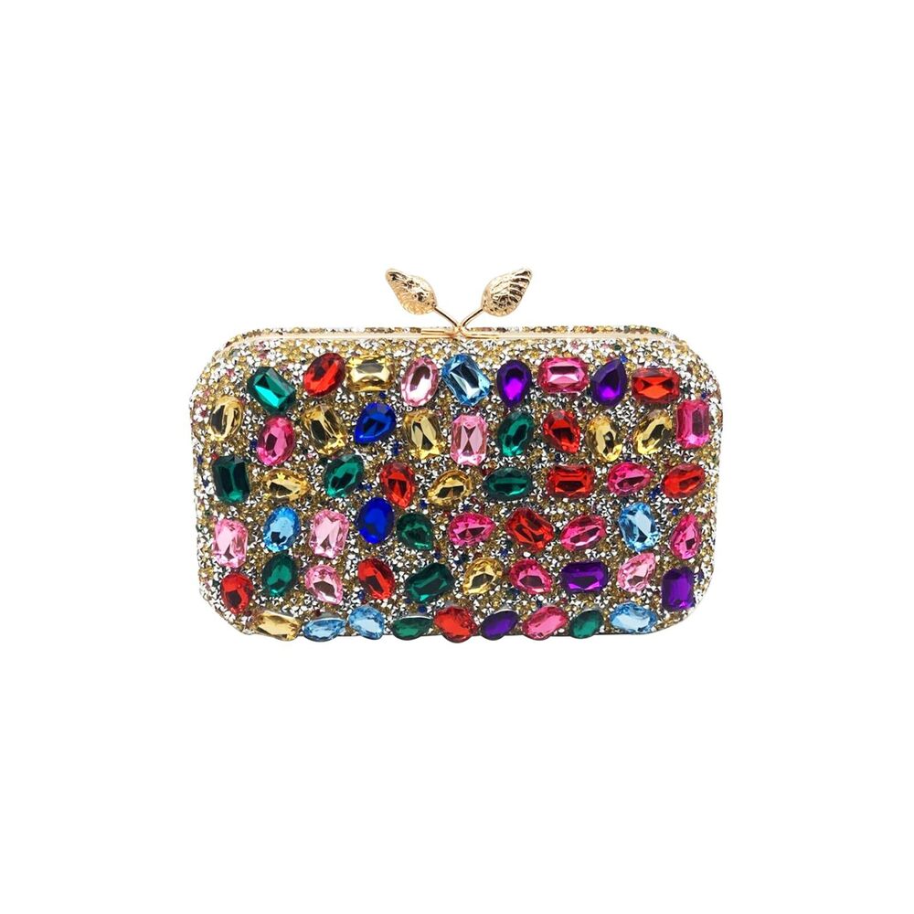 6079 Rhinestone Evening Bag Multicolor Clutch Bag Bridal Wedding Purse